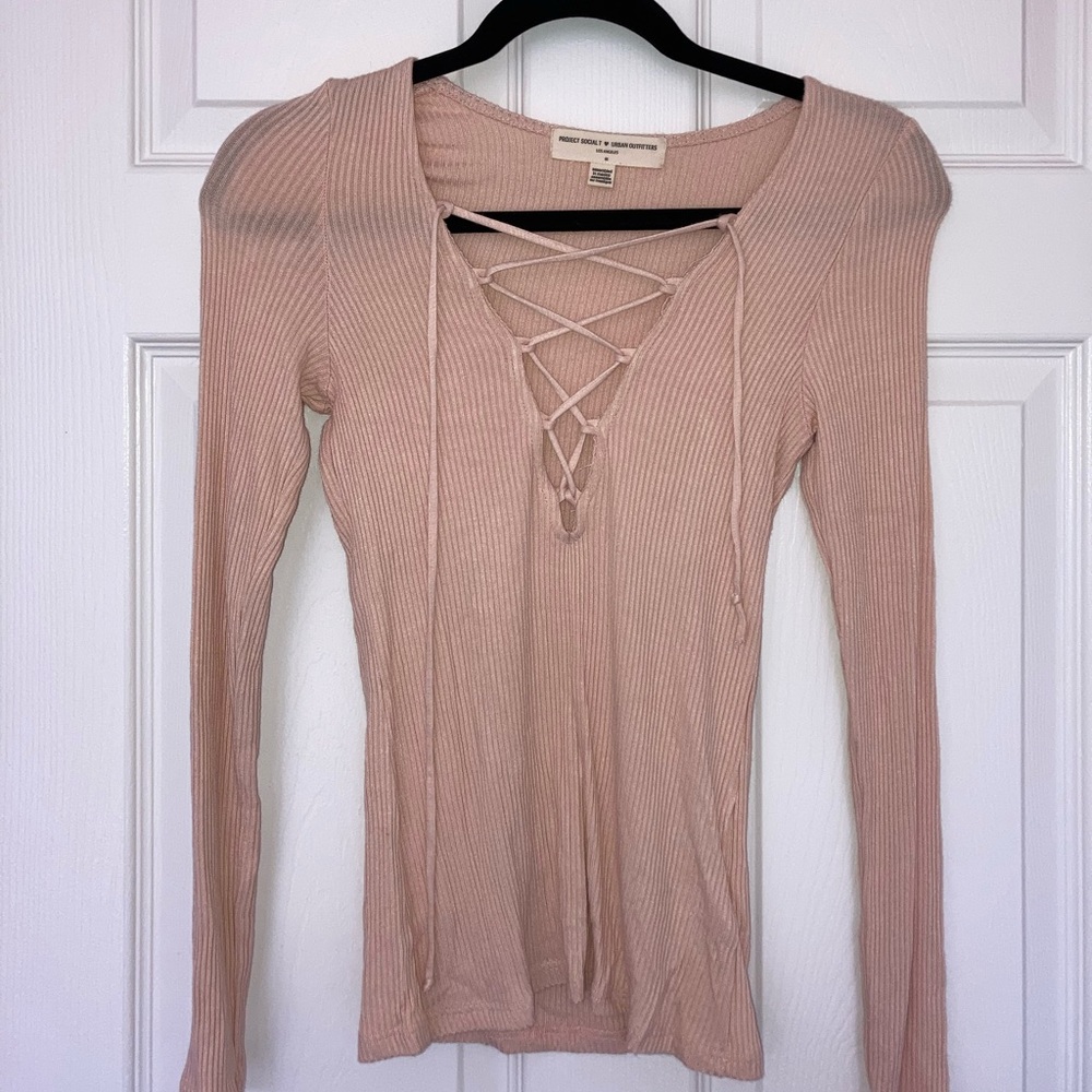 Urban outfitters - NEVER WORN lace up long sleeve